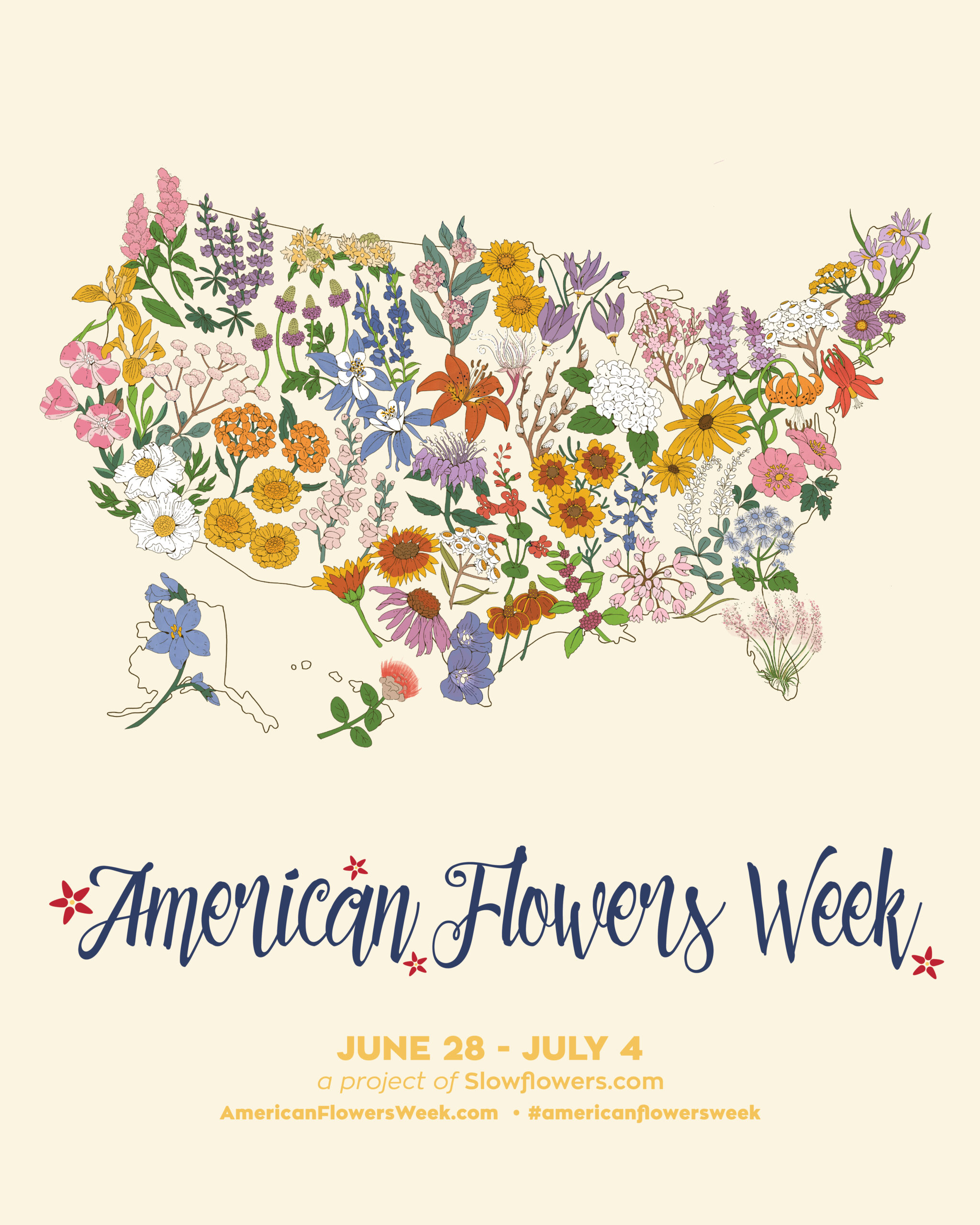 Flowers Coast to Coast – american flowers week